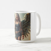 Der Engel des Kriegers Kaffeetasse (VorderseiteRechts)