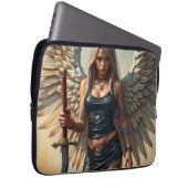 Der Engel des Kriegers Laptopschutzhülle (Vorne Rechts)