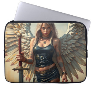 Der Engel des Kriegers Laptopschutzhülle