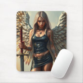 Der Engel des Kriegers Mousepad (Mit Mouse)