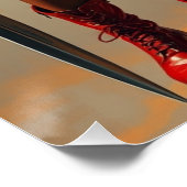 Der Engel des Kriegers Poster (Ecke)