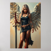 Der Engel des Kriegers Poster (Vorne)