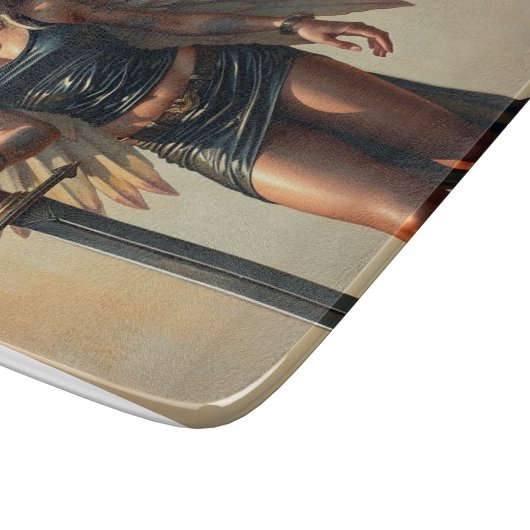 Der Engel des Kriegers Schneidebrett (Ecke)