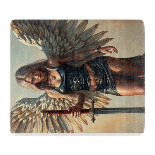 Der Engel des Kriegers Schneidebrett (Vorderseite)