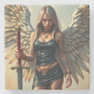 Der Engel des Kriegers Steinuntersetzer