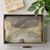 Der Engel des Lebens von Giovanni Segantini Seidenpapier (Geschenk)