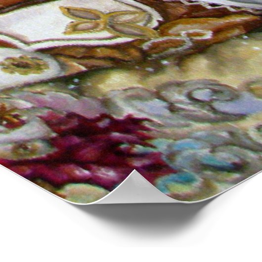 Der Engel des Lichtblitzes. Poster (Ecke)