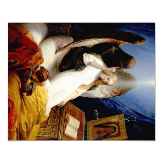 Der Engel des Todes fallen Fotodruck (Vorne)