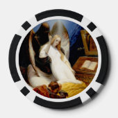 Der Engel des Todes fallen Pokerchips (Rückseite)
