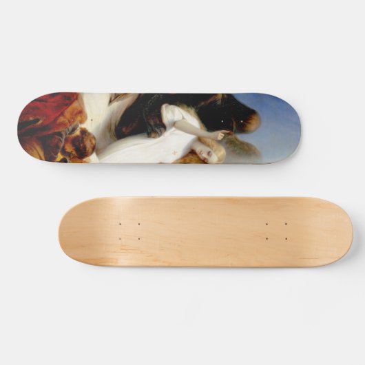 Der Engel des Todes fallen Skateboard (Horizontal)