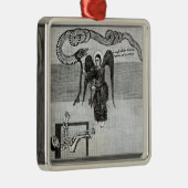 Der Engel, die Schlüssel der Hölle halten Ornament Aus Metall (Rechts)