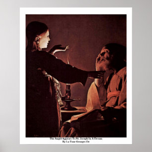 Der Engel erscheint dem hl. Joseph in einem Traum Poster