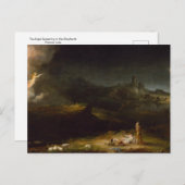 Der Engel erscheint den Hirten, Thomas Cole  Postkarte (Vorne/Hinten)