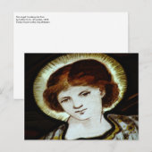 Der Engel im Pool Postkarte (Vorne/Hinten)