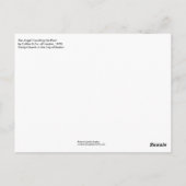 Der Engel im Pool Postkarte (Rückseite)