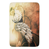 Der Engel ist gelandet Badematte (Vorderseite Vertikal)