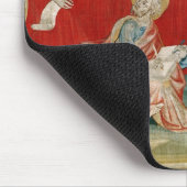 Der Engel mit einem offenen Buch Mousepad (Ecke)