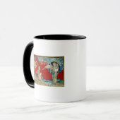 Der Engel mit einem offenen Buch Tasse (Vorderseite Links)