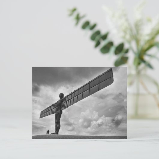 Der Engel Postkarte (Stehend Vorderseite)