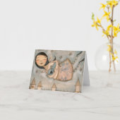 Der Engel und der Blaue Hund - Notecards Karte (Gelbe Blume)