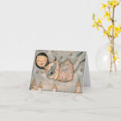 Der Engel und der Blaue Hund - Notecards Karte (Gelbe Blume)