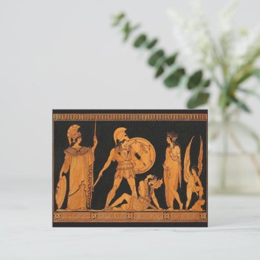 Der Engel und die Amazonas-Postkarte Postkarte (Stehend Vorderseite)