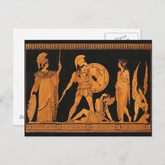 Der Engel und die Amazonas-Postkarte Postkarte (Vorne/Hinten)