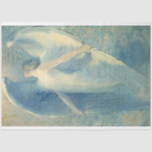 Der Engel Vintag Blue Decoupage Seidenpapier