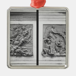 Der Engel von Frankreich die Häretiker wegtreiben Silbernes Ornament