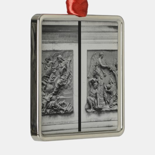 Der Engel von Frankreich die Häretiker wegtreibend Silbernes Ornament (Rechts)