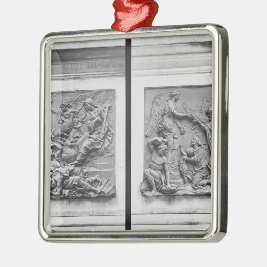 Der Engel von Frankreich die Häretiker wegtreibend Silbernes Ornament (Links)