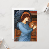 Der Engel von Sir Edward Burne-Jones Karte (Vorderseite/Rückseite Beispiel)