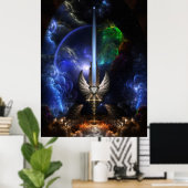 Der Engel wing Schwert von Arkledious Sp Brick Poster (Heimbüro)