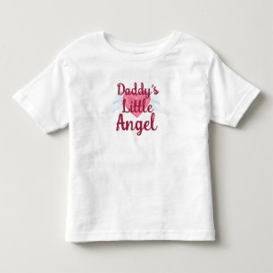 Der Engels-Kleinkind-Rüsche-T-Shirt des Vatis Kleinkind T-shirt