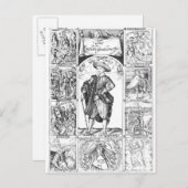 Der Engländer Postkarte (Vorne/Hinten)