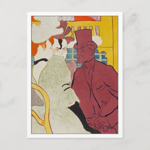 Der Engländer von Toulouse-Lautrec Postkarte