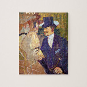 Der Engländer von Toulouse Lautrec, Vintage Art Puzzle