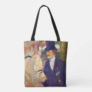 Der Engländer von Toulouse Lautrec, Vintage Art Tasche