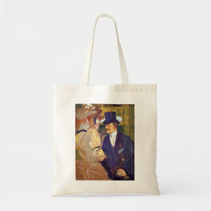 Der Engländer von Toulouse Lautrec, Vintage Art Tragetasche