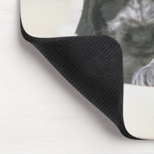 Der englische Cocker Spaniel ist eine Hunderasse.  Mousepad (Ecke)