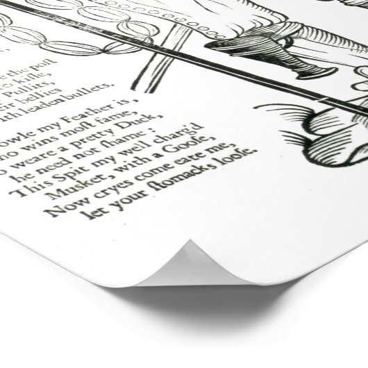 Der englische irische Soldat mit neuer Disziplin Poster (Ecke)