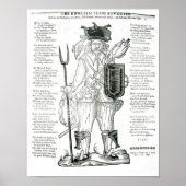 Der englische irische Soldat mit neuer Disziplin Poster (Vorne)