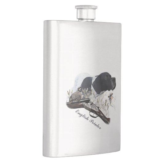 Der englische Pointer Flachmann (Rechts)