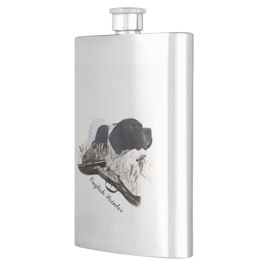 Der englische Pointer Flachmann (Links)