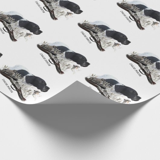 Der englische Pointer Geschenkpapier (Ecke)