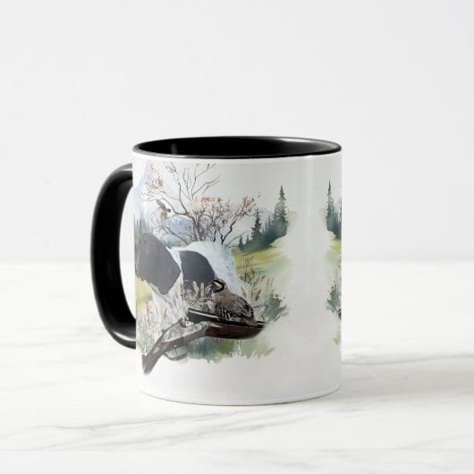 Der englische Pointer Tasse (Vorderseite Links)