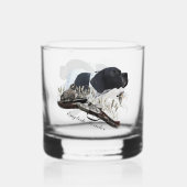 Der englische Pointer Whiskyglas (Vorderseite)