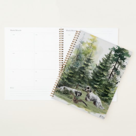 Der englische Setter , Die Jagd auf die Woodcock , Planer (Anzeige)