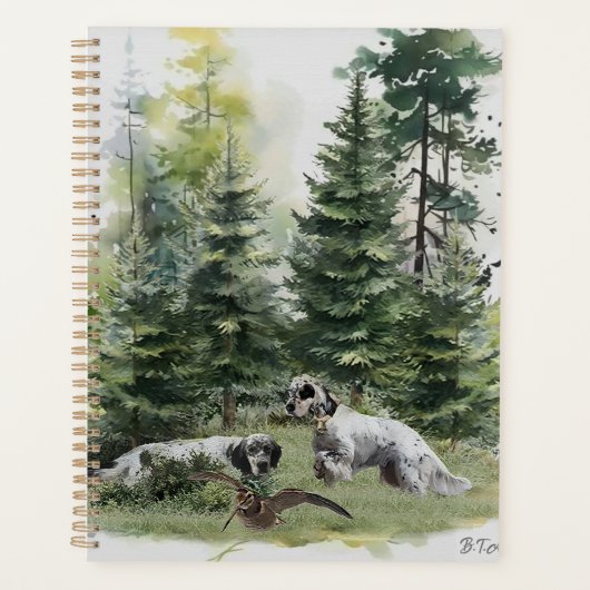 Der englische Setter , Die Jagd auf die Woodcock , Planer (Vorderseite)