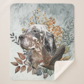 Der englische Setter , Die Jagd auf die Woodcock , Sherpadecke (Vorderseite)